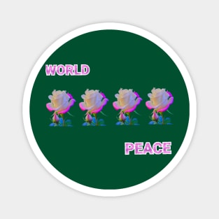 world peace art Designs. Magnet